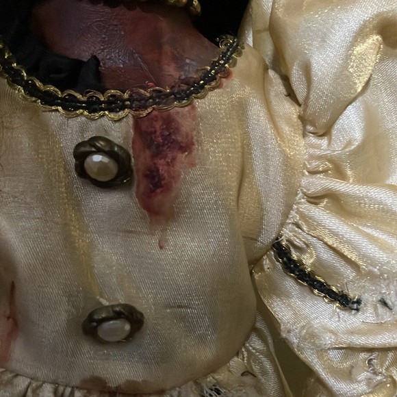 Scary Creepy Hand Painted Doll - Picture 10 of 10